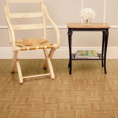 Achim Home Furnishings Nexus Peel & Stick Vinyl Floor Tile, Oak Parquet, 20pk - VMInnovations