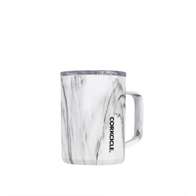 Corkcicle 16oz Coffee Mug Insulated Stainless Steel Cup, Snowdrift (Open Box)