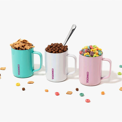 Corkcicle Sparkle 16 Oz Coffee Insulated Stainless Steel Mug, Mermaid (2 Pack)
