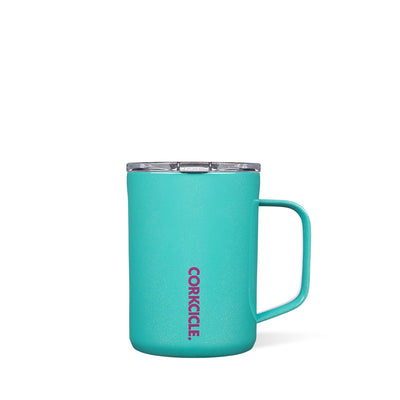 Corkcicle Sparkle 16 Oz Coffee Insulated Stainless Steel Mug, Mermaid (4 Pack)