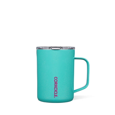 Corkcicle Sparkle 16 Oz Coffee Insulated Stainless Steel Mug, Mermaid (2 Pack)