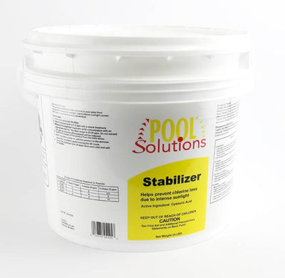 New Pool Solutions STABILIZER CYANURIC ACID SWIMMING POOL/SPA P17025DE 25-lbs