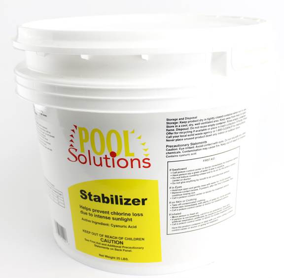 New Pool Solutions STABILIZER CYANURIC ACID SWIMMING POOL/SPA P17025DE 25-lbs