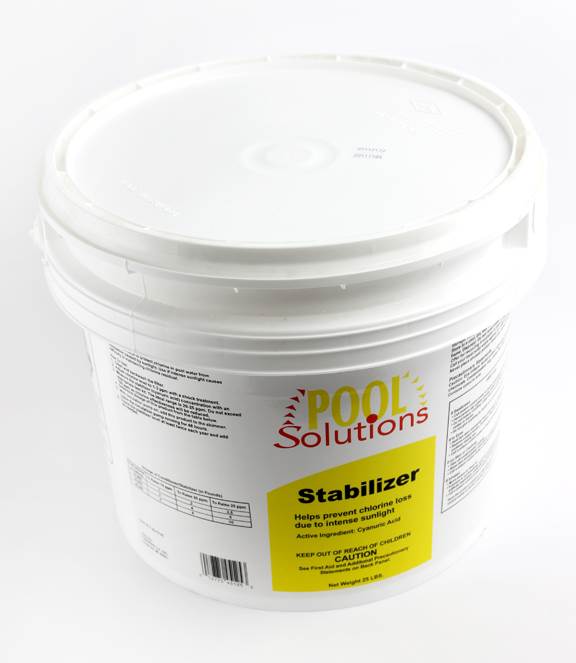 New Pool Solutions STABILIZER CYANURIC ACID SWIMMING POOL/SPA P17025DE 25-lbs