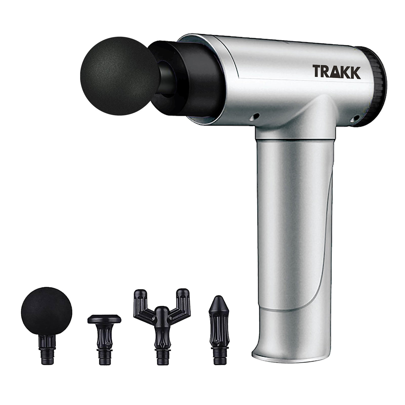 TRAKK Deep Tissue Athlete Massage Gun Therapy w/ 4 Speeds & Attachments (Used) - VMInnovations