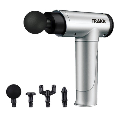 TRAKK Deep Tissue Athlete Massage Gun Therapy w/ 4 Speeds & Attachments (Used) - VMInnovations