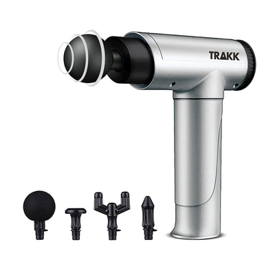 TRAKK Deep Tissue Athlete Massage Gun Therapy w/ 4 Speeds & Attachments (Used) - VMInnovations