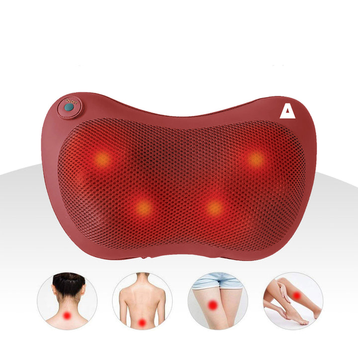 TRAKK Shiatsu Back & Shoulder Neck Heated Full Body Relief Massager Pillow(Used)