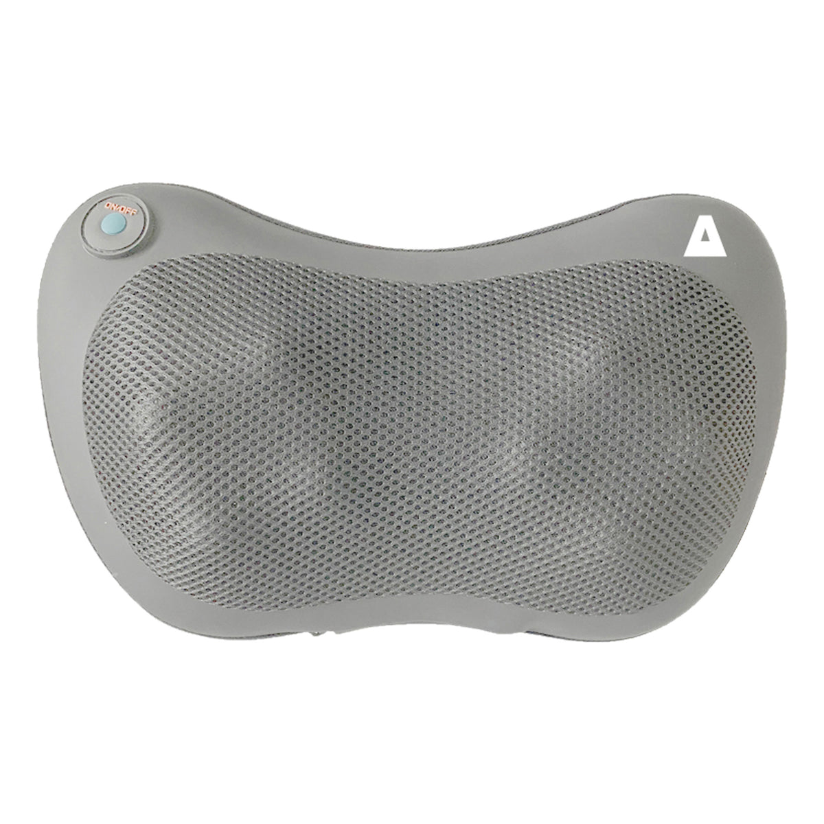 TRAKK Shiatsu Back and Shoulder Neck Heated Full Body Massager Pillow, Silver - VMInnovations