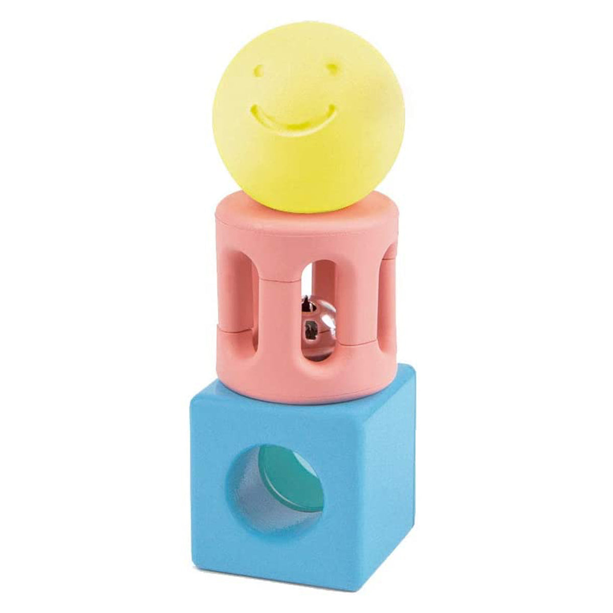Hape Educational 3 Piece Geometric Rattle Play Toy Set for Ages Newborn and Up - VMInnovations