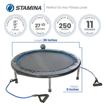 Stamina Products 38" Intone Plus  Rebounder with Resistance Bands (For Parts) - VMInnovations