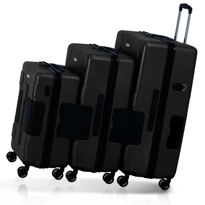 TACH V3 3 Piece Hard Shell Rolling Travel Suitcase Luggage Set w/ Wheels (Used) - VMInnovations