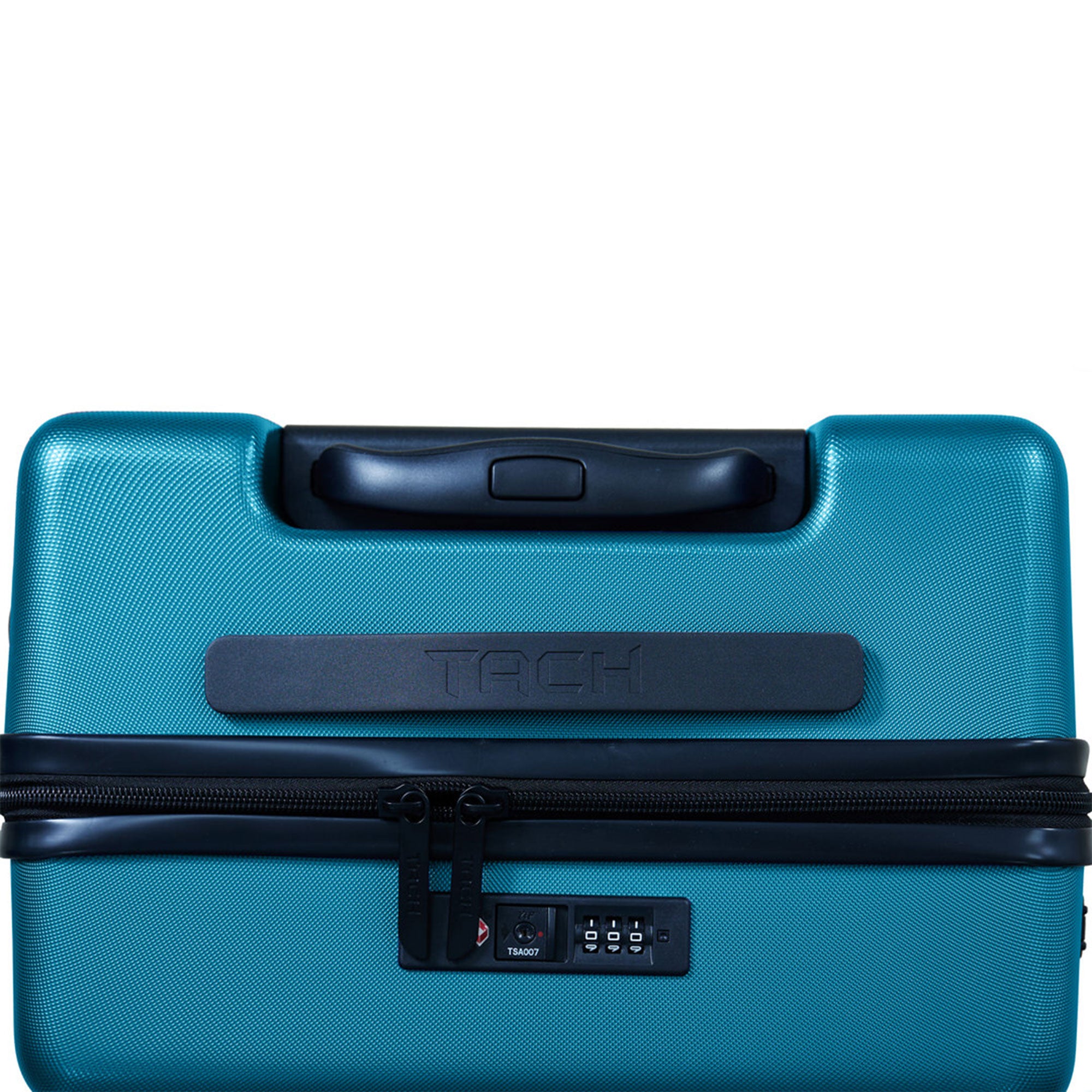 TACH V3 Connectable 3 Piece Hard Shell Spinner Luggage Set, Sky Blue (Used) - VMInnovations