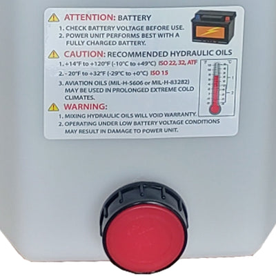 KTI Hydraulics 12 VDC Hydraulic Power Unit with Single Double Acting, 3 Quarts