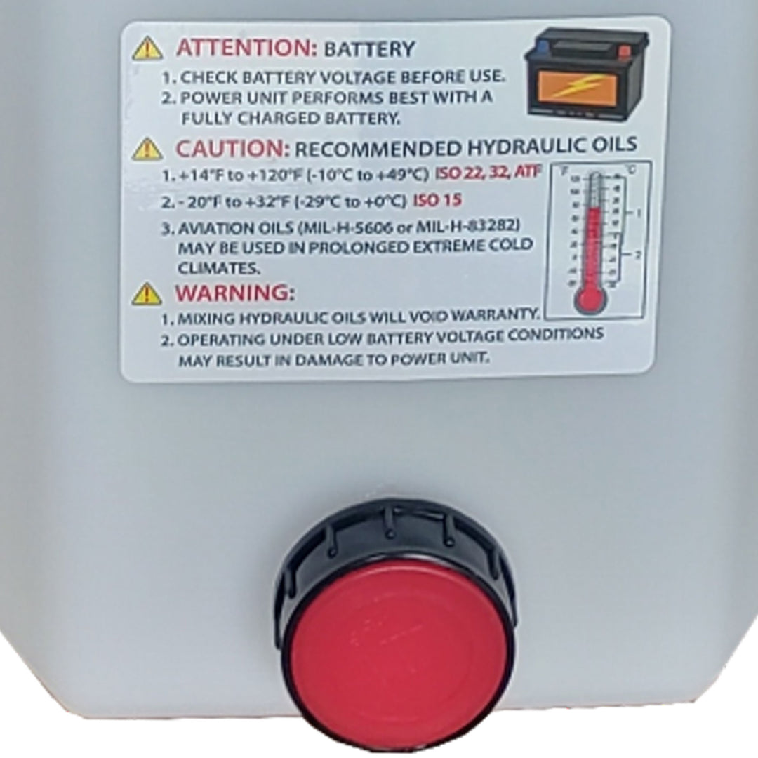KTI Hydraulics12 VDC HPU Single Double Acting Power Up/Down/Gravity Down, 8 Qt - VMInnovations