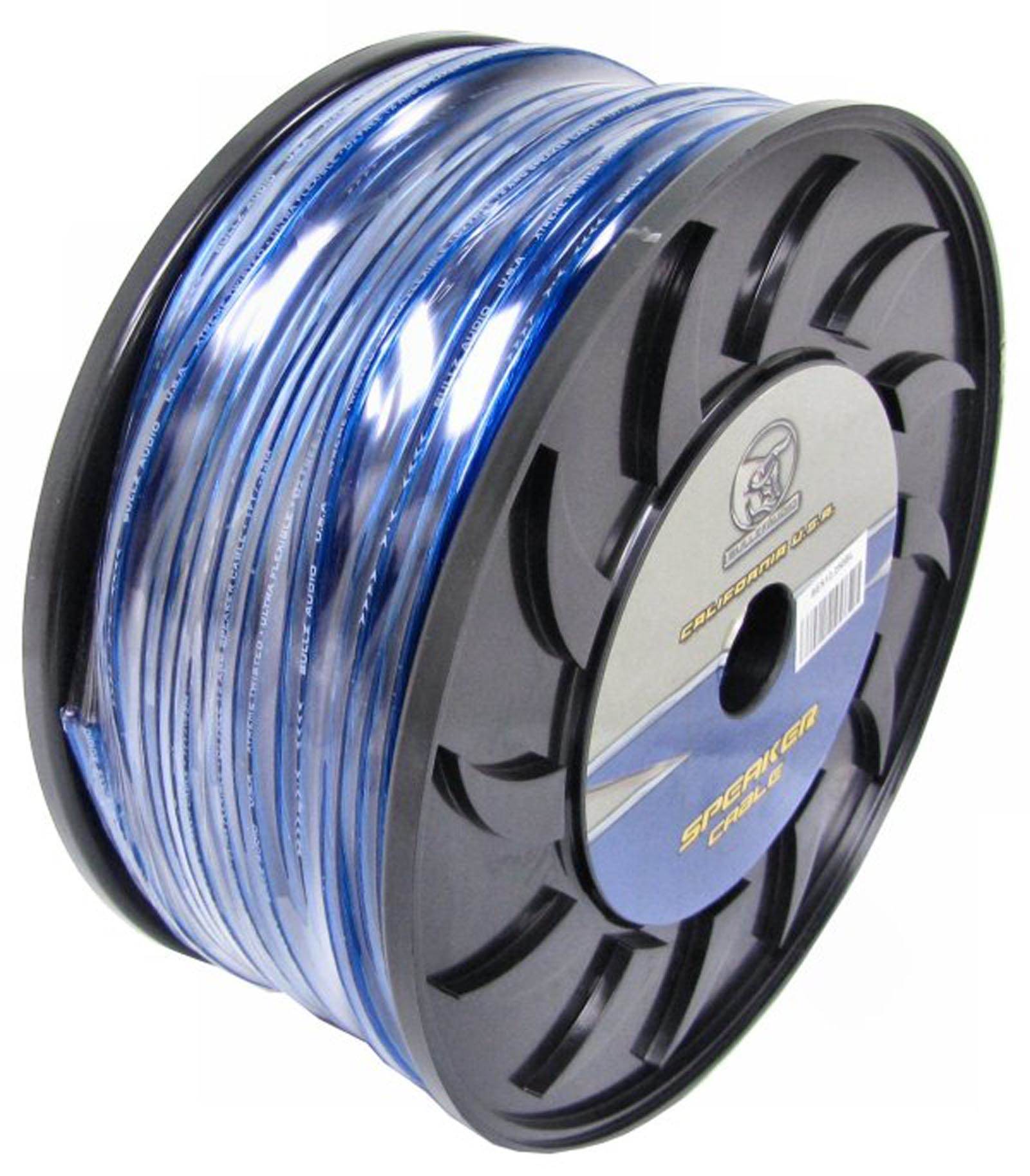 BULLZ AUDIO BES12.250BL 12 Gauge 250FT Flexible Car Speaker Wire - Open Box