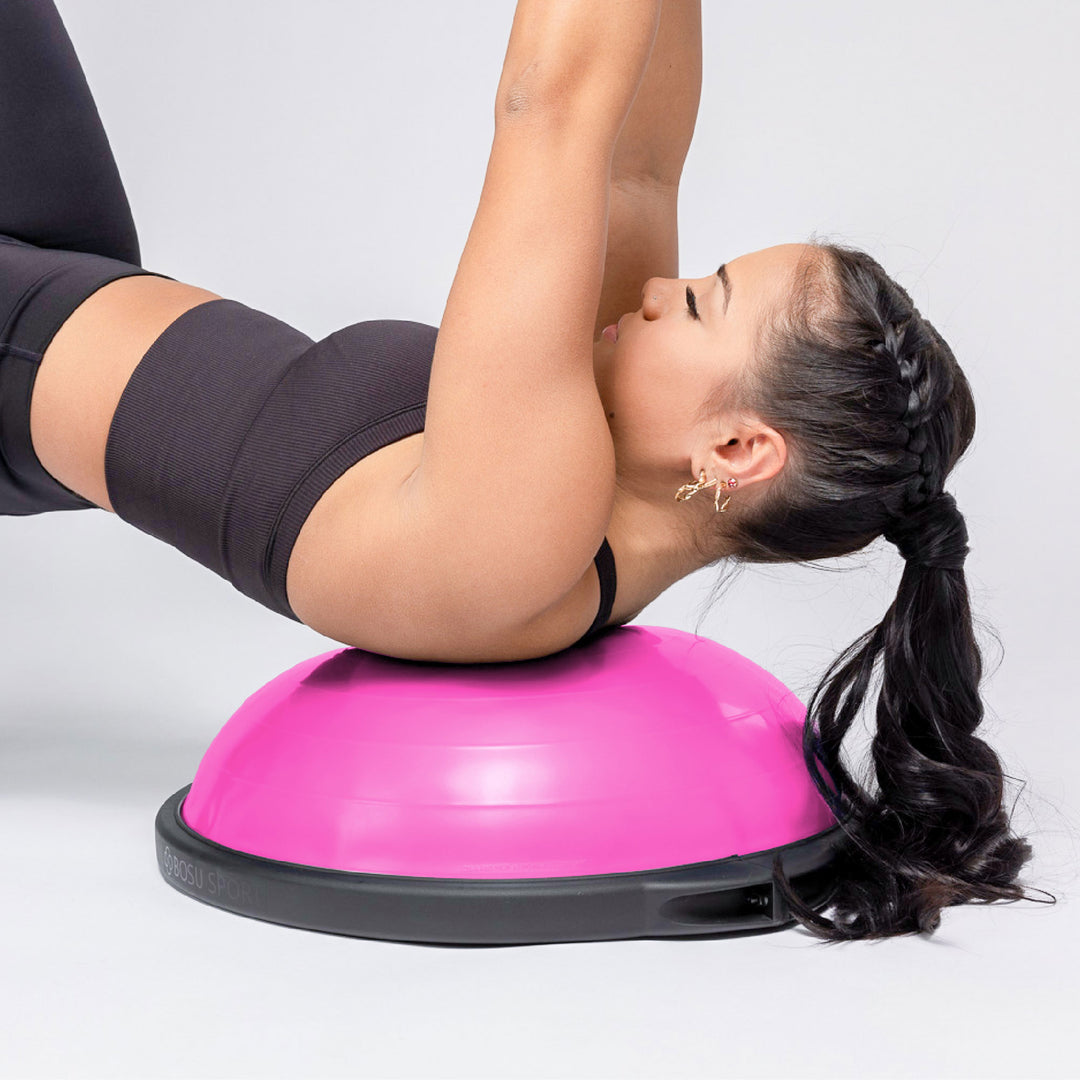 BOSU Sport Travel Size Balance Trainer 20in Stability Ball Balance Board (Used) - VMInnovations