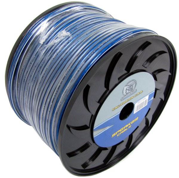 BULLZ AUDIO BES14.500BL 14 Gauge 500FT Flexible Car Speaker Cable Wire -Open Box