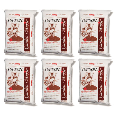 Michigan Peat Garden Magic Organic Planting Potting Soil, 40 Pound Bag (6 Pack) - VMInnovations