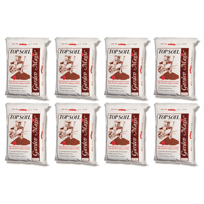 Michigan Peat Garden Magic Organic Planting Potting Soil, 40 Pound Bag (8 Pack) - VMInnovations