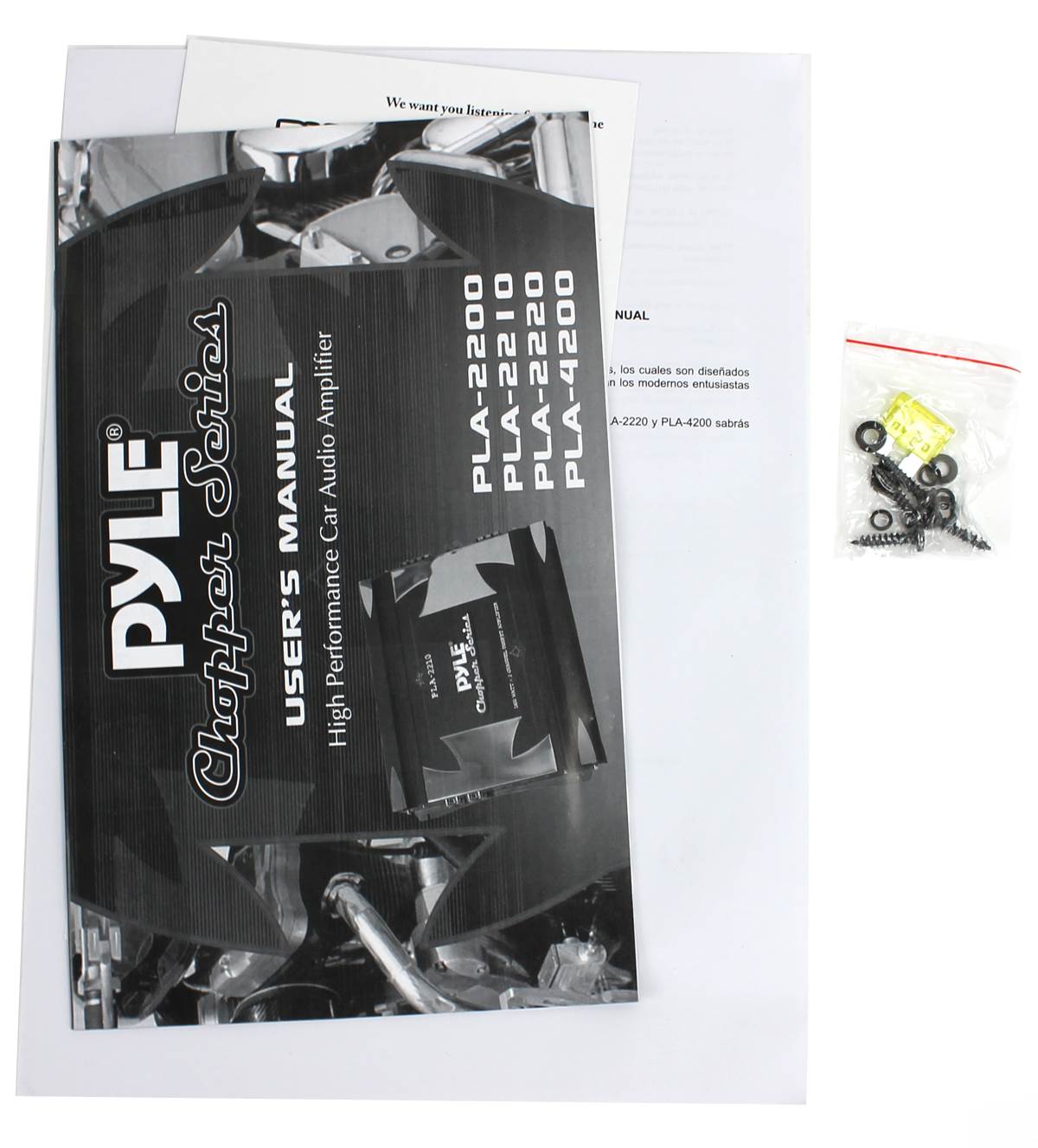 Pyle PLA2200 Bridgeable 2 Channel 1400 Watt Car Audio Mosfet Amplifier (2 Pack)