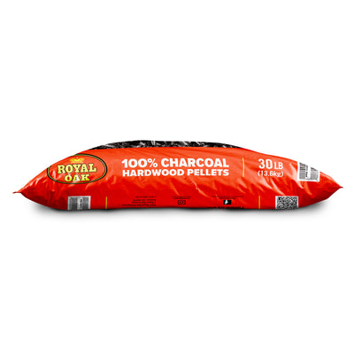 Royal Oak 100 Percent Hardwood Charcoal Pellets for BBQ Grilling, 30 Pound Bag