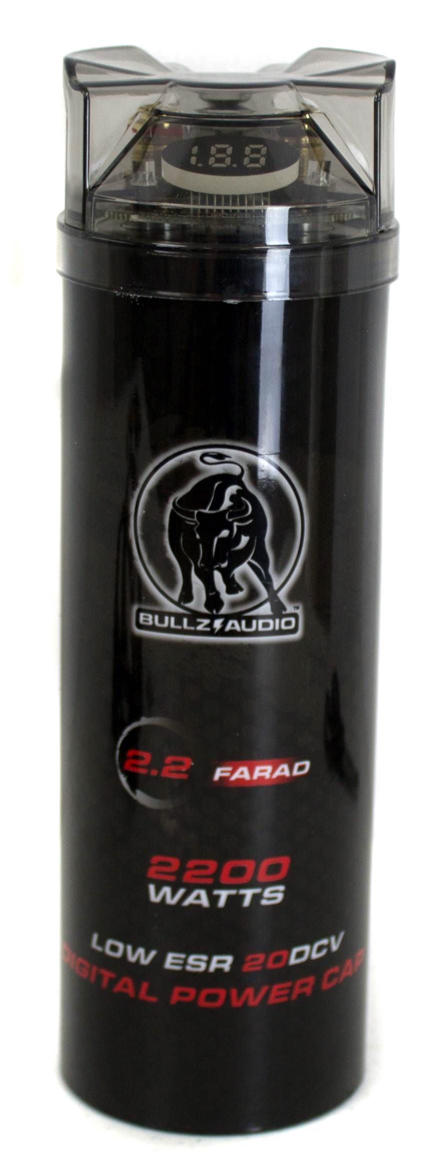 BULLZ AUDIO BCAP 2.2 Farad Car Digital Power Capacitor | Open Box