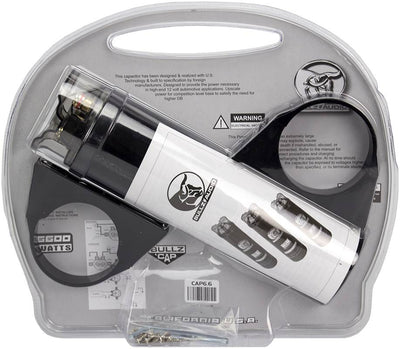 NEW! BULLZ AUDIO 6600W 12V BCAP6.6 Car Digital Power Farad Capacitor | BCAP6.6