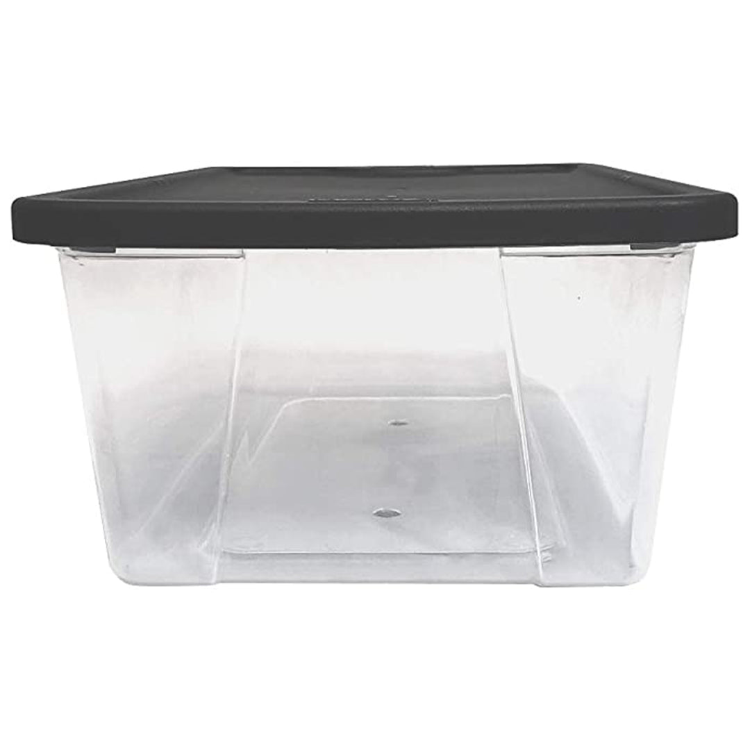 Homz Snaplock 6 Quart Clear Storage Container Bin w/ Lid (10 Pack) (Used)