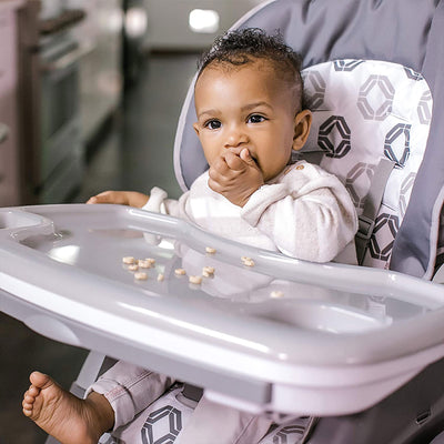 Ingenuity SmartServe 4 in 1 Full Size Baby Toddler High Chair Booster, Clayton - VMInnovations