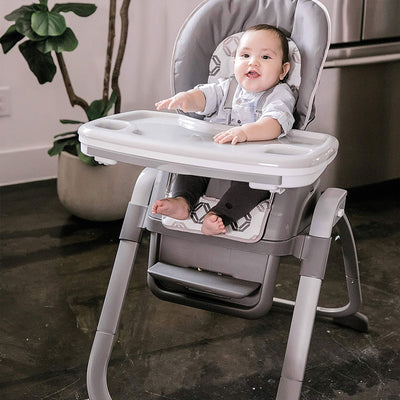 Ingenuity SmartServe 4 in 1 Full Size Baby Toddler High Chair Booster, Clayton - VMInnovations