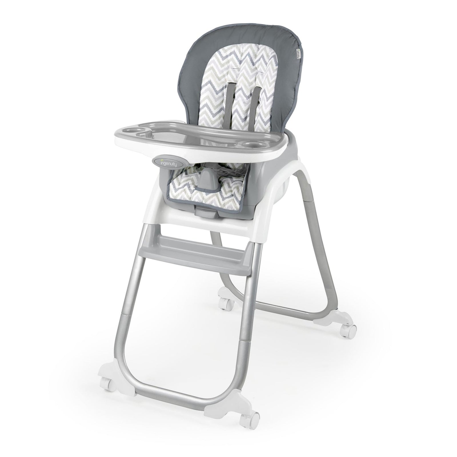Ingenuity Trio Elite 3 in 1 Full Size Baby Toddler High Chair Booster, Braden - VMInnovations