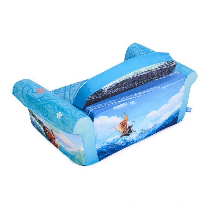 Marshmallow Furniture Kids 2-in-1 Flip Open Foam Sofa Bed, Moana (Open Box) - VMInnovations
