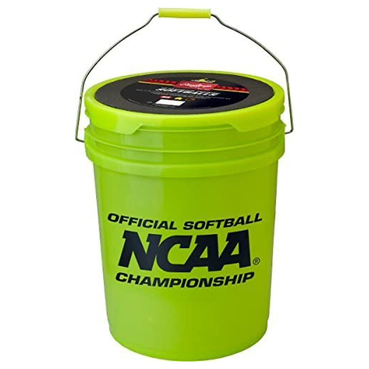 Rawlings 5 Gallon Sporting Goods Softball Bucket with 18 Cork Center Softballs