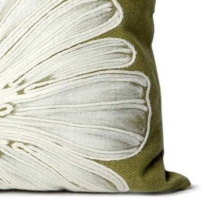 Visions II Indoor Outdoor Patio Accent Pillow, Flower, 12 x 20 Inch (Open Box) - VMInnovations