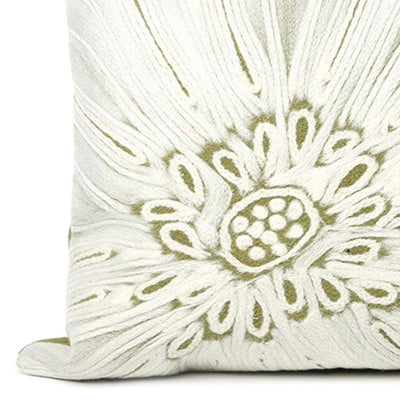 Visions II Indoor Outdoor Patio Accent Pillow, Flower, 12 x 20 Inch (Open Box) - VMInnovations