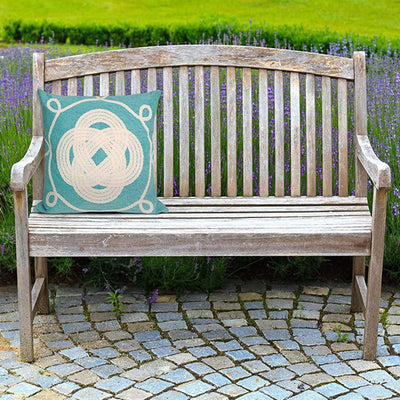 Liora Manne Visions II Indoor or Outdoor Patio Accent Pillow, Knot, 20 x 20 Inch