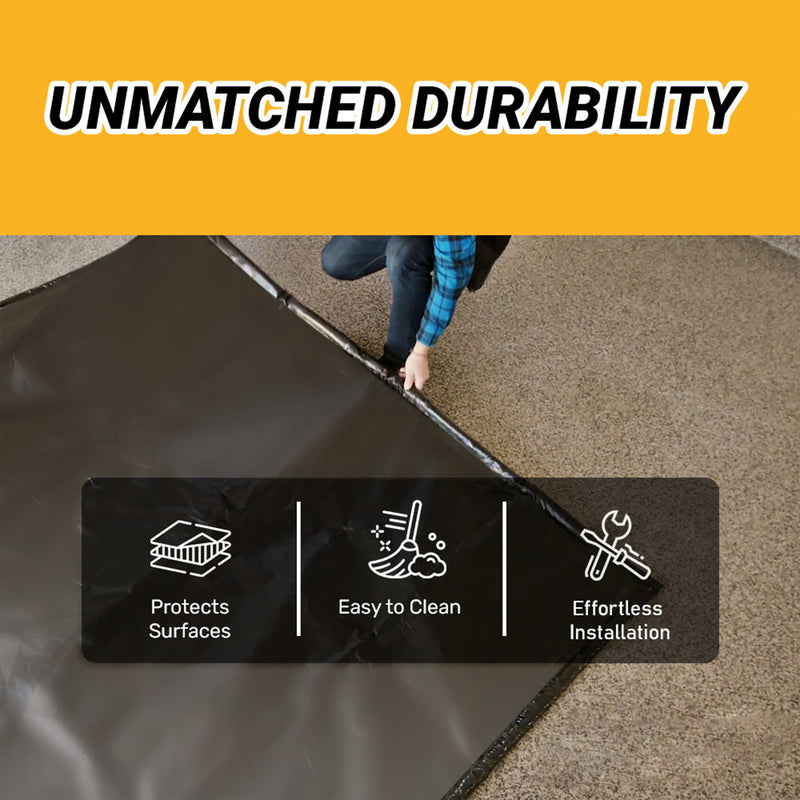 AutoFloorGuard 7.75 Ft by 16 Ft Compact Size Debris Containment Mat (Open Box)