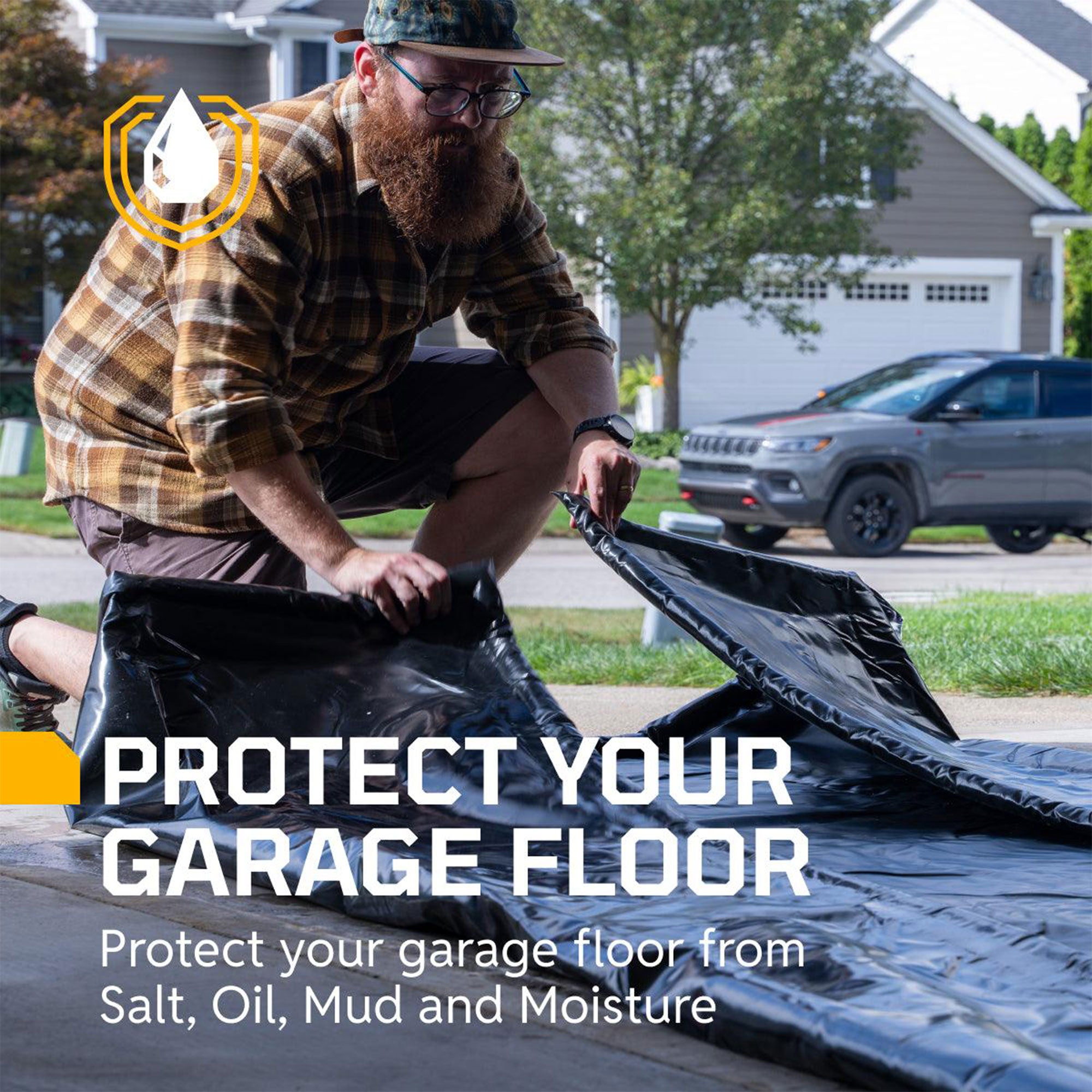 AutoFloorGuard 7.75" by 16" Compact Size Debris Containment Mat (Used) - VMInnovations