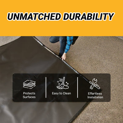 AutoFloorGuard 7.75 Foot by 18 Foot Compact Size Debris Containment Mat (Used)