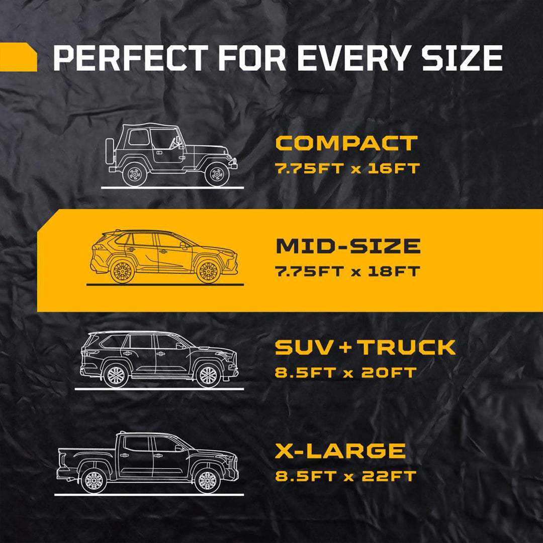 AutoFloorGuard 7.75 Ft by 18 Ft Compact Size Debris Containment Mat (Open Box) - VMInnovations