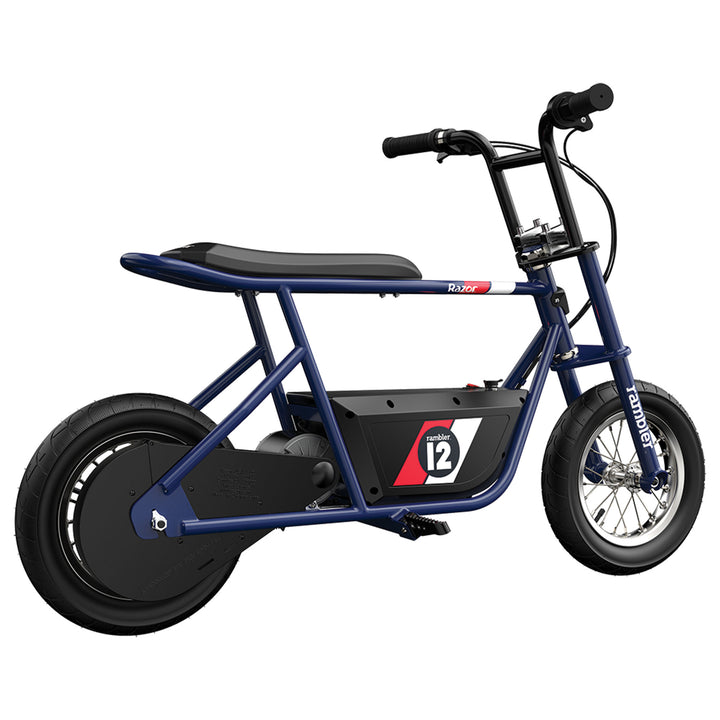 Razor 12 Electric Retro Minibike w/250W Motor & 24V Battery, Dark Blue(Open Box)