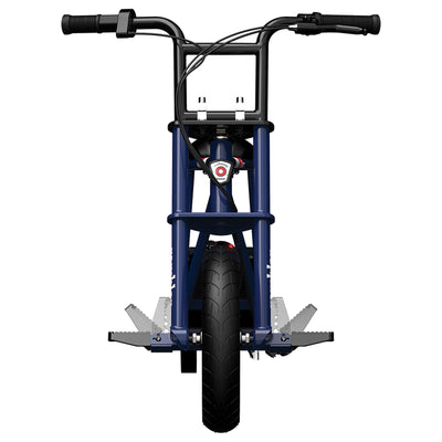 Razor 12 Electric Retro Minibike w/250W Motor & 24V Battery, Dark Blue (Used) - VMInnovations