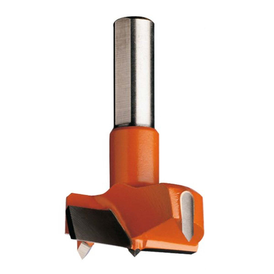CMT USA 317.240.11 10 x 26mm Parallel Shank Hinge Boring Bit with Scoring Knives - VMInnovations