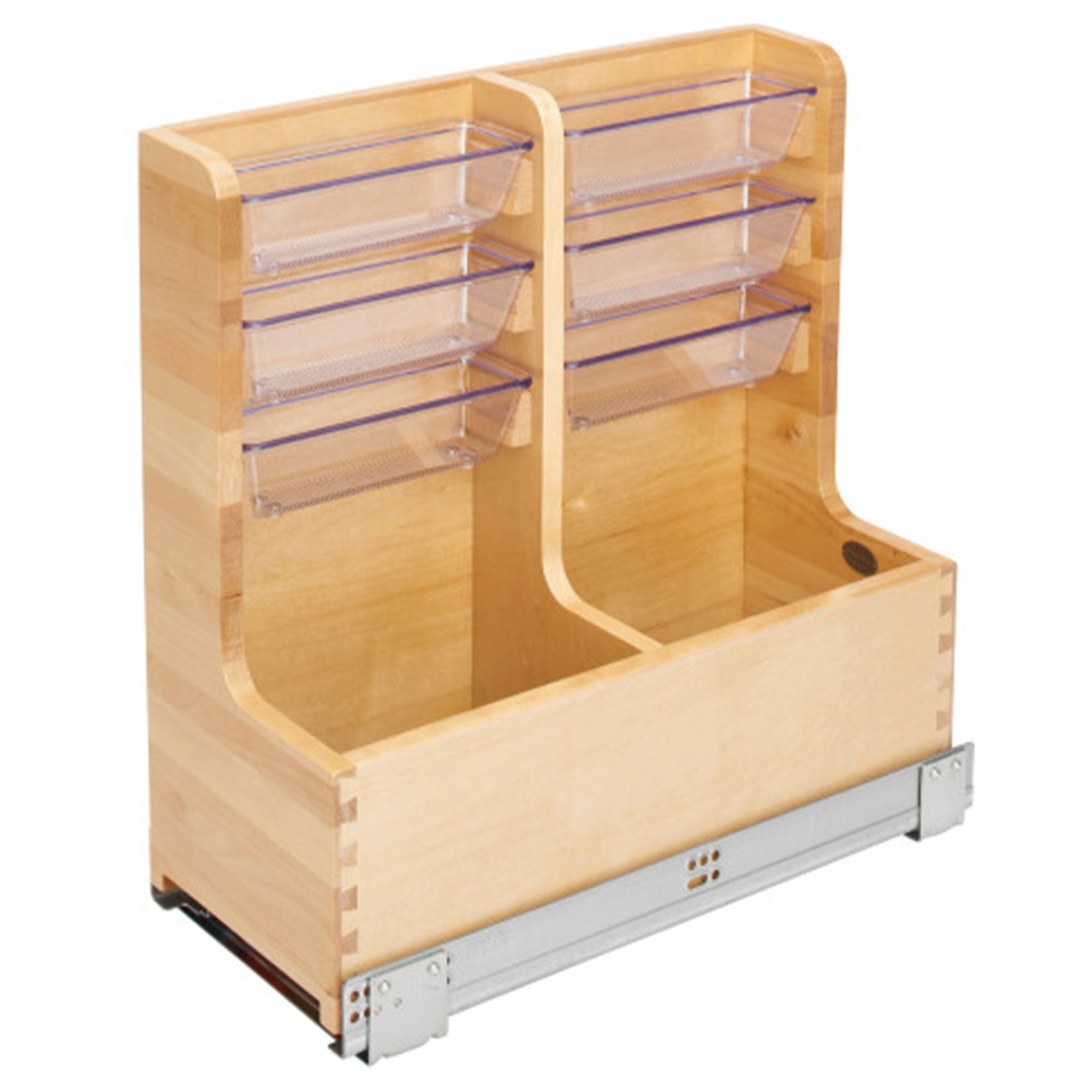 Rev-A-Shelf 30" Wood Vanity Base Cabinet Organizer w/ Soft-close, 441-15VSBSC-1 - VMInnovations