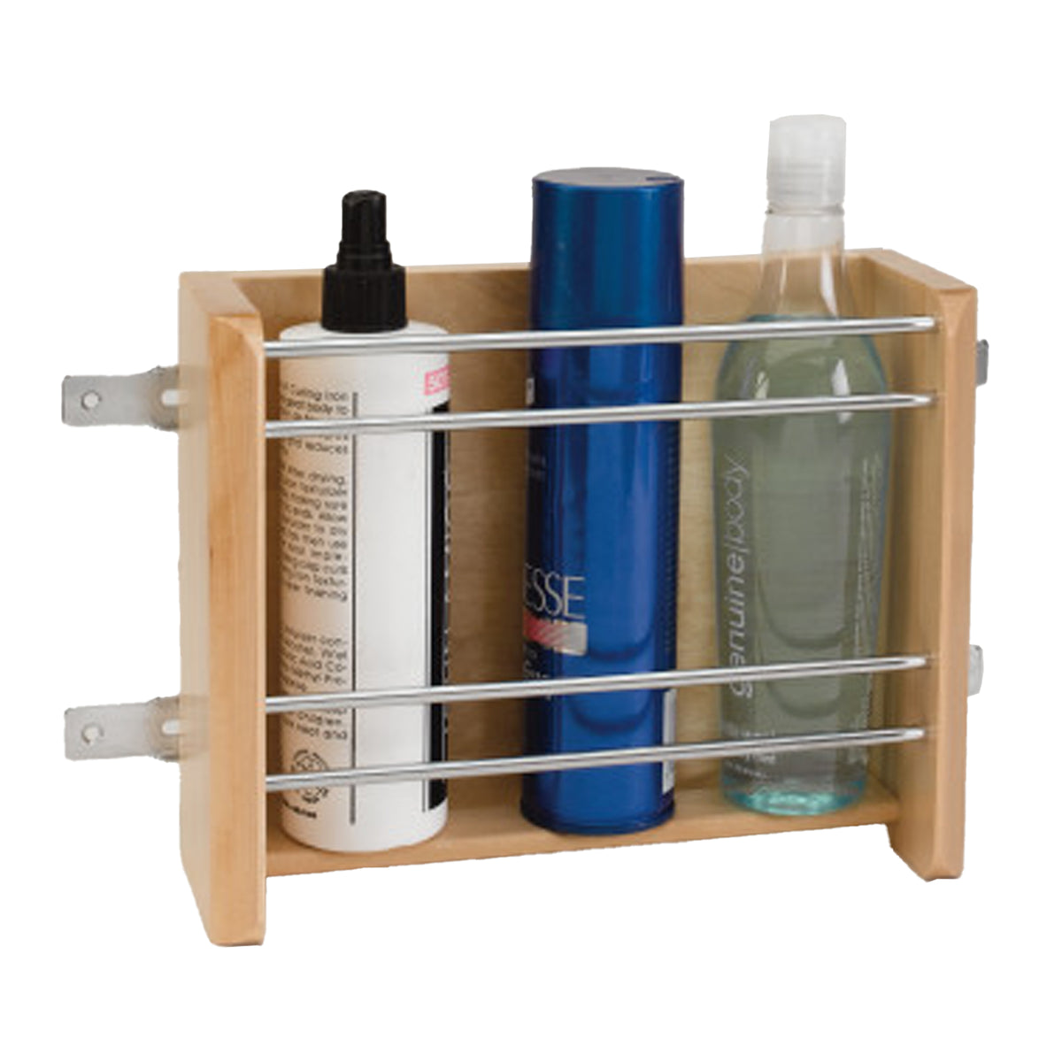 Rev-A-Shelf 4WFR-15-1 10 inch Pantry Cabinet Door Mount Foil Rack, Natural Maple
