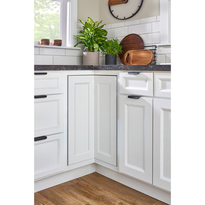 Rev-A-Shelf 24" Lazy Susan Pie-Cut Wooden 2-Shelf, Natural, 4WLS942-24-52