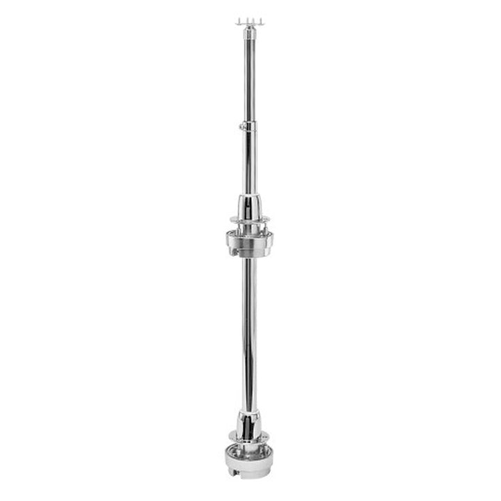Rev-A-Shelf 32" Lazy Susan Kidney-Shaped 2-Shelf Corner Cabinet, Chrome, 5472-32CR