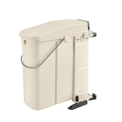 Rev-A-Shelf 8-700411-20 20 Liter Under Sink Pivot Out Waste Container, White