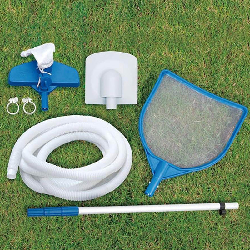 Summer Waves P4A01648B Elite 16ft x 48in Above Ground Frame Swimming Pool Set